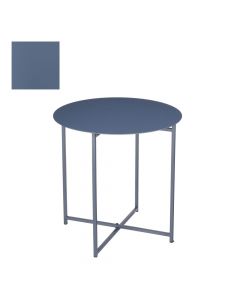 Tavolinë anësore, blu, Ø40 xH40 cm