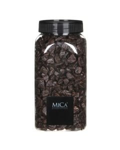 Gurë dekorativ, 650 ml, kafe errët, 7.5x7.5xH16 cm; 1 kg