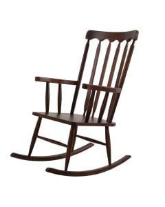 Rocking chair, Julia, wooden, brown, 58x84x110 cm