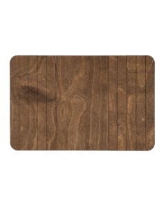Side tray, American Service, mdf, dark brown, 48x2x14 cm