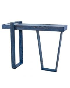 Console table, Arnetti Laura, wooden, blue, 118x31.6x85 cm