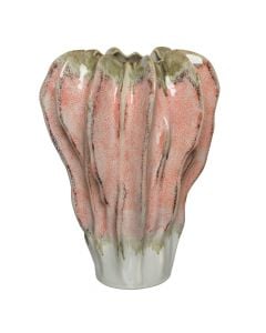 Decorative vase, stone, colorful, Ø27.5xH37 cm