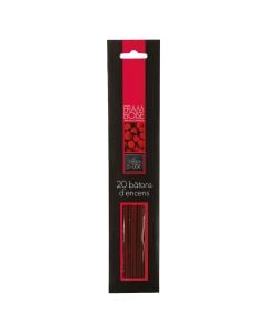 Air freshener, 20 sticks, raspberry scent, oil/wood, red, 0.2xH25 cm