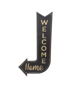 Wall decor, Soul, metal, black, 36x1.5xH16.5 cm