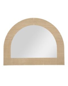 Decorative mirror, Rivi, Mdf/glass, beige, 68x1.5xH52.5cm