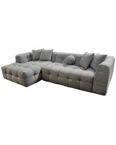 Corner sofa, Amsterdam, left, textile upholstery, beige, 290x170xH67 cm