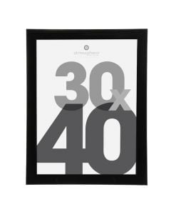 Photo frame, Lise, mdf/glass, black, 30x40 cm