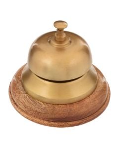 Zile dekorative, druri/metalike, kafe, Ø12.5xH10 cm