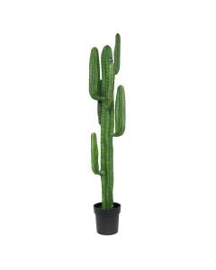 Artificial tree, Cactus, in pot, plastic, green, 160 cm