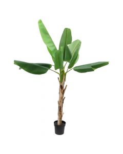 Artificial tree, Banana, in pot, plastic, green', 180 cm