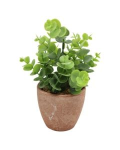 Artificial flower, in vase, plastic, assorted, 9x9xH23 cm