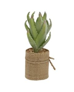 Artificial flower, in vase, plastic, assorted, 7x13 cm