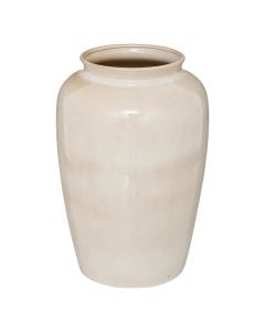 Decorative vase, Sea, ceramic, beige, Ø20xH29.5 cm