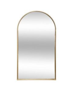 Pasqyrë dekorative, Joyce, metalike/xham, ari, 60xH106 cm