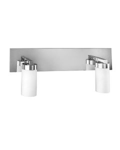 Ice wall lamp chrome.E14-2x40W-230V