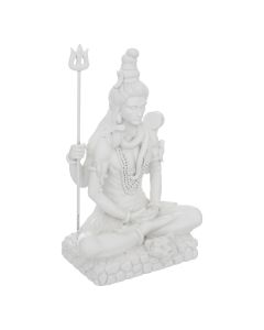 Decorative object, Natan Shiva, polyresin, white, H 31 cm