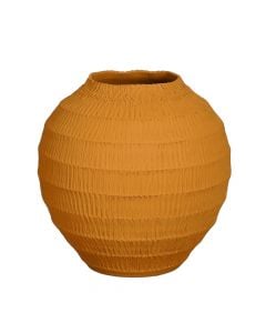 Decorative vase, Kato, terracotta, brown, Ø27xH26 cm