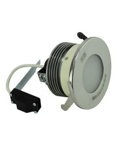 Lutea recessed chrome.GU10-1x50W-230V