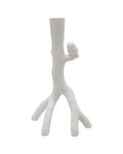 Decorative object, ceramic, white, 20x20x35 cm