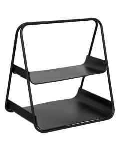 Raft organizues, Subli, metalik, e zezë, 40.5x30xH42.5 cm