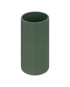 Decorative vase, Avi, ceramic, green, Ø10.5xH20 cm