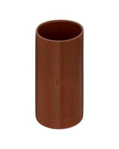 Decorative vase, Avi, ceramic, brown, Ø10.5xH20 cm