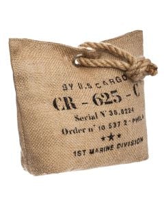Stopues dere, Loft, jute, kafe, 25x18 cm