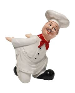 Statujë dekoruese, porcelan, Schief, shumëngjyrësh, 30x25xH20 cm