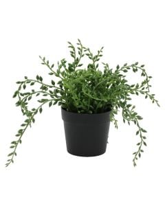 Lule artificiale, në vazo, jeshile/e zezë, 27 cm