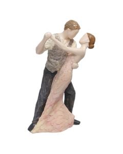 Decorative statue, Danc, porcelain, colorful, 25 cm
