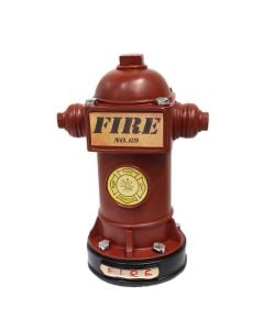 Decorative object, porcelain, red, 9x15xJ13 cm