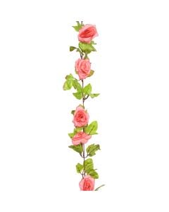 Artificial flower, plastic, light pink, 230 cm