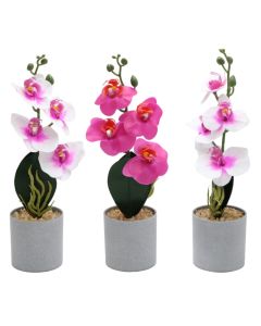 Artificial flower, in vase, plastic/PP, colorful, 33 cm