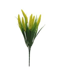Artificial flower, plastic, yellow, 32 cm