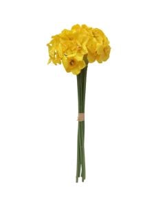 Artificial flower, plastic, yellow, 40 cm