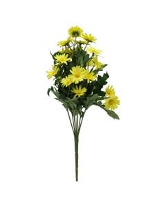 Artificial flower, plastic, yellow, 35 cm