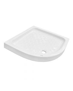 Porcelain shower tray.75x75xH9cm