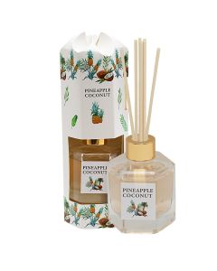 Aromatik ambienti, Ocean, me shkopinj, vaj aromatik,120 ml, kuti gjashtëkëndore, xham, transparent