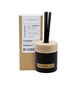 Aromatik ambienti, 200 ml, me kapak druri, e zezë/mat