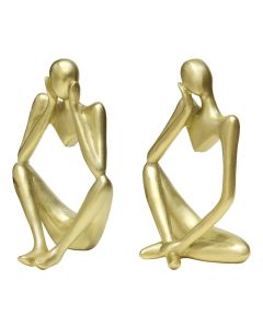 Objekt dekorues, polirezinë, floriri, 10x9.5xH17 cm