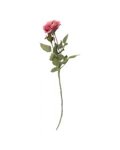 Artificial flower, Rose, plastic, pink, 61 cm