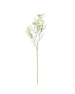 Artificial flower, Ranunculus, plastic, cream, 74 cm