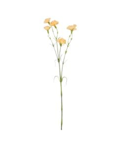 Artificial flower, Carnation, plastic, light pink, 66 cm