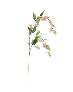 Artificial flower, Hop, plastic, pink, 74 cm