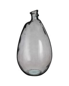 Decorative vase, Pinto, glass, anthracite, Ø26xH47 cm