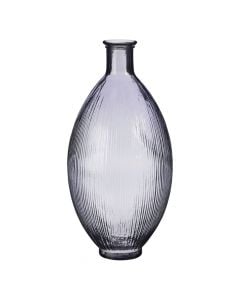 Decorative vase, Firenza, glass, lilac, Ø29xH59 cm