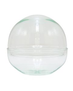 Vazo dekorative, Telise, qelq, transparente, Ø12xH12 cm