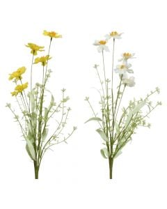 Lule artificiale, Narciscus, plastike, të ndryshme, 60x5xH3 cm