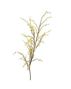 Artificial flower, Branch, plastic, yellow, 30x8xH142 cm
