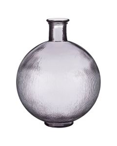 Decorative vase, glass, purple, Ø34xH42 cm